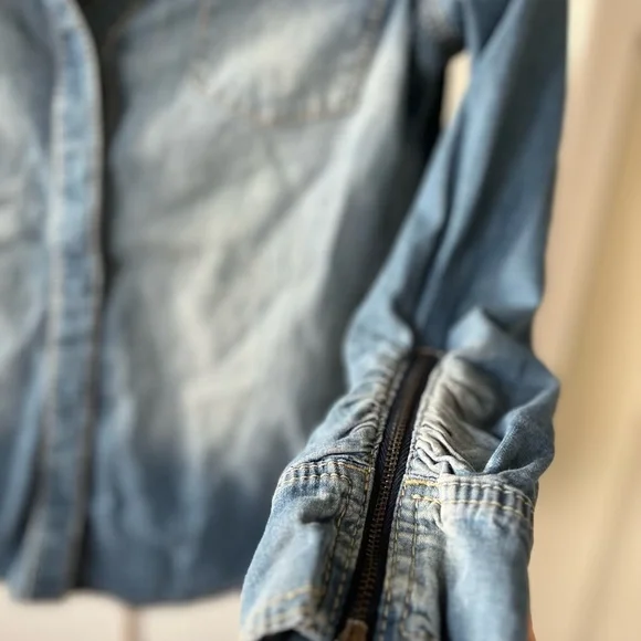 Denim button up - Picture 2 of 3